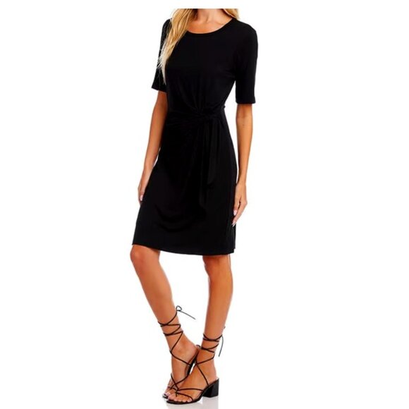 NWT Karen Kane MEDIUM Tie front dress Style: L13122 Short / Half sleeves - Picture 4 of 4